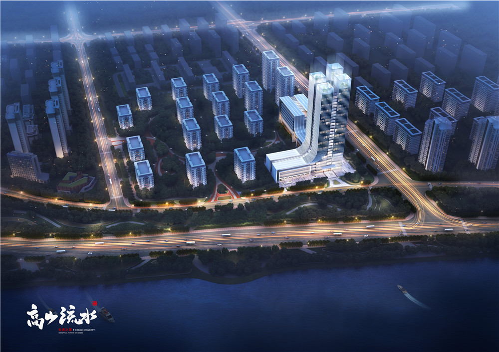 长者之家-高山流水夜景