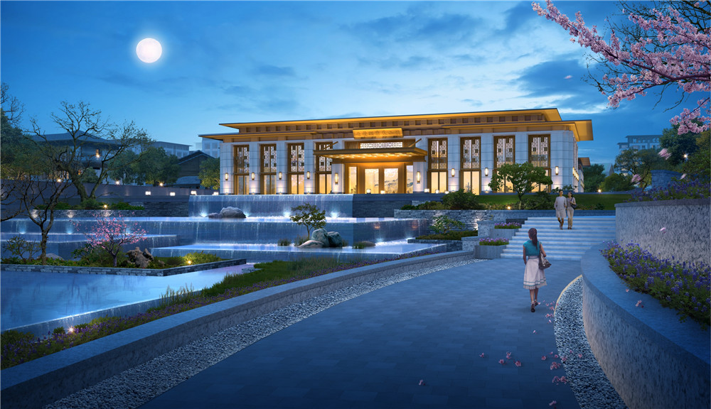 云蒙湖康养小镇入口